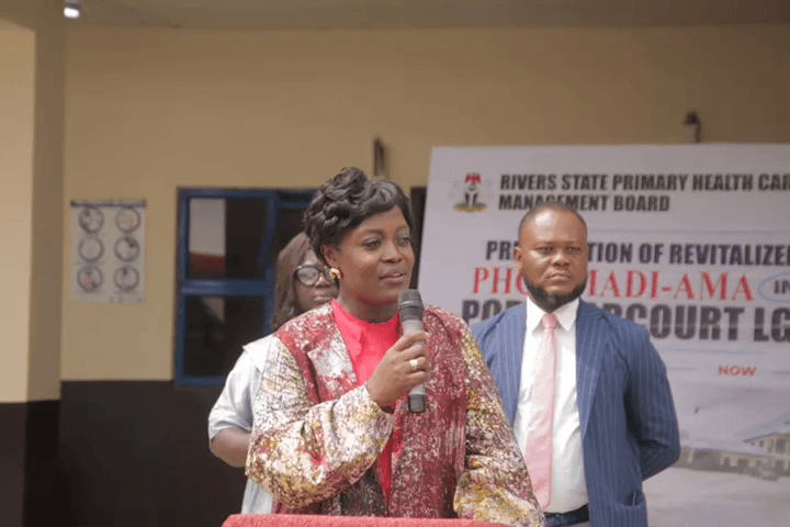 PRESENTATION OF THE REVITALIZED PRIMARY HEALTHCARE CENTRE IN AMADI-AMA